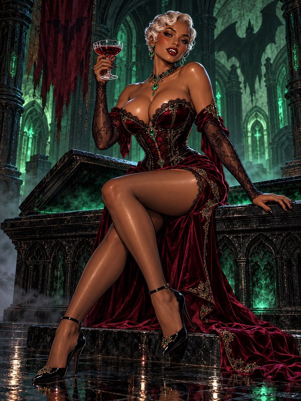 SENSUAL PIN UPS

1. The Vampire of the