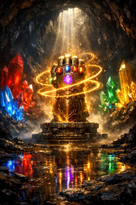 A fantasy art scene featuring the Infinity Gauntle | vrieming on ...