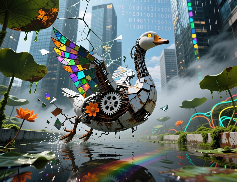 A surreal digital artwork of a large mechanical go | cocoayoc on ...