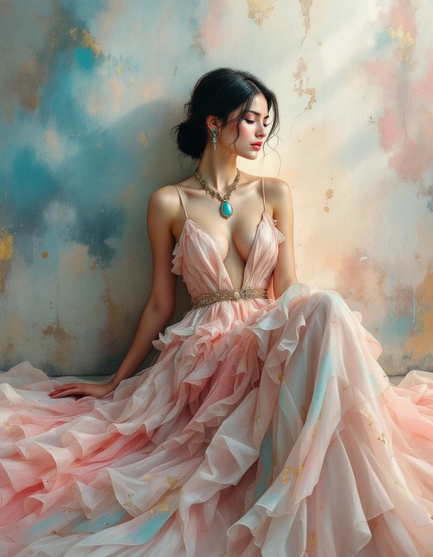 The Peach Dress (All Flux 1.1 Pro)