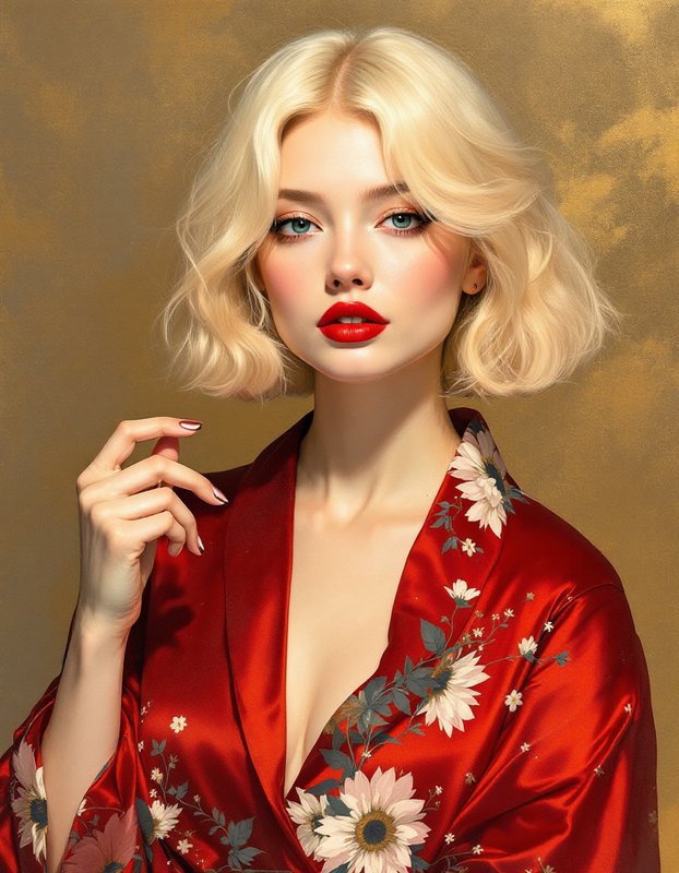 Style: Sculpted Gilt Ink-Bloom [ https:/