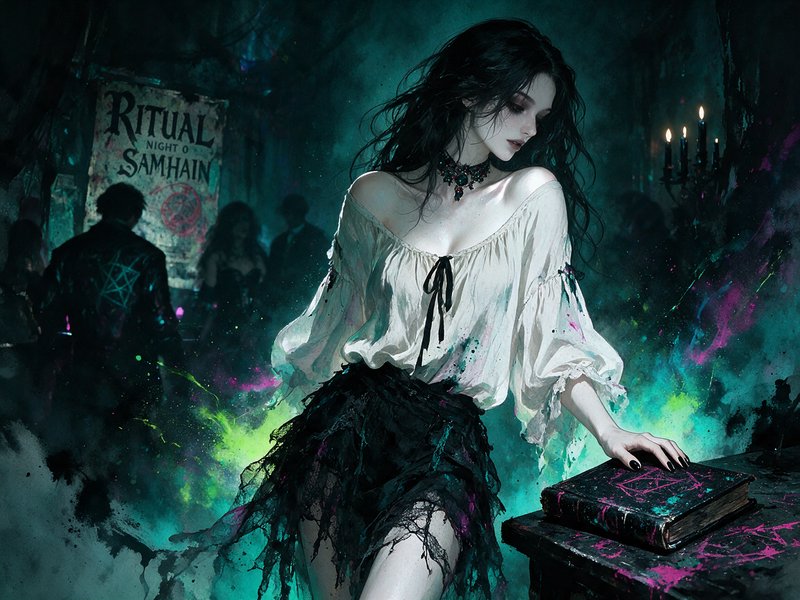 Six models got the same prompt: a goth w