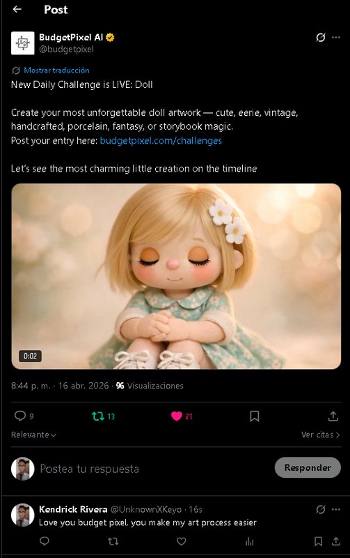 Close-up of a cute blonde doll with a flower accessory, pastel dress, and closed eyes.