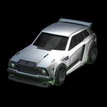 White rugged off-road SUV 3D model with black background