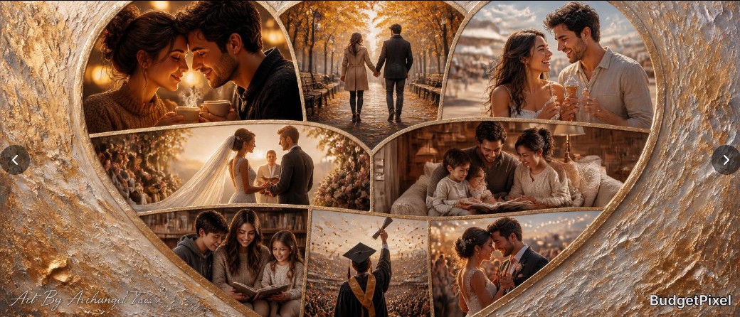 Painting Artists Painted with Love Golden Memories