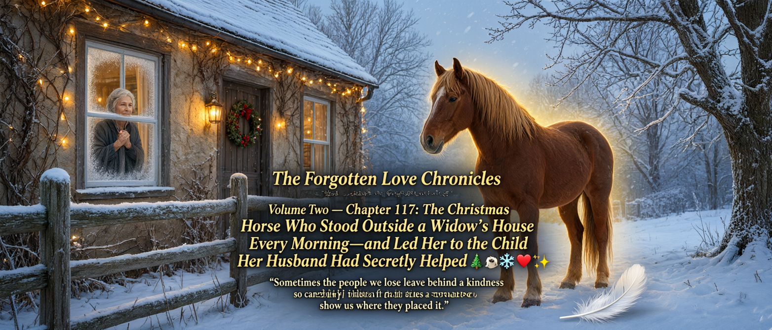 Chapter 117: The Christmas Horse Who Stood Outside a Widow’s