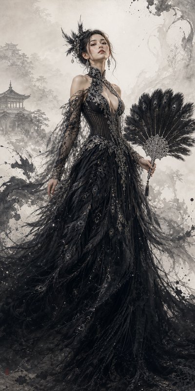 Of Inky swashes and Feathery Presentatio