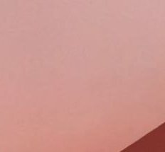 Smooth muted dusty pink gradient background with a small diagonal dark terracotta accent in the b...