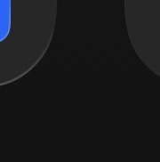 Abstract dark background with curved navy and gray shapes and a hint of blue on the left.