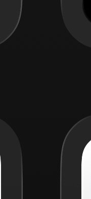 Abstract dark background with large curved black and dark gray shapes in a minimalist composition.