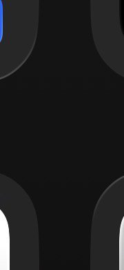 Abstract dark background with curved gray arches and blue accents.