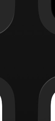 Abstract dark background with curved gray shapes at the edges