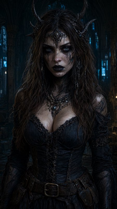 A female necromancer,