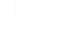 Nearly entirely blank solid white background with a very faint thin vertical line on the upper le...
