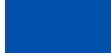 Solid deep cobalt blue background with a subtle thin vertical light gradient border along the far...