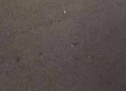 Rough warm taupe concrete surface scattered with small light and dark embedded aggregate specks