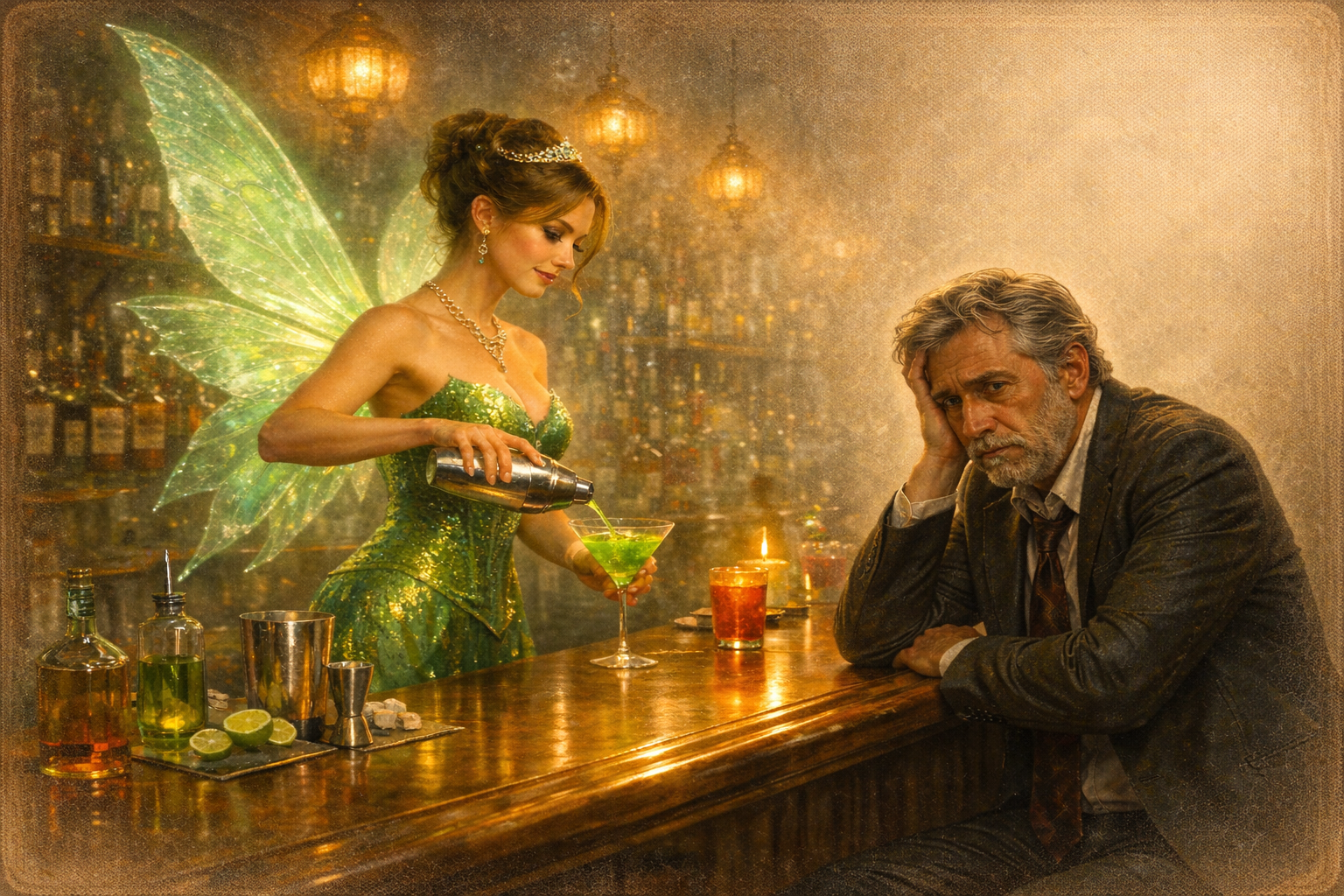 The Green Fairy Pours