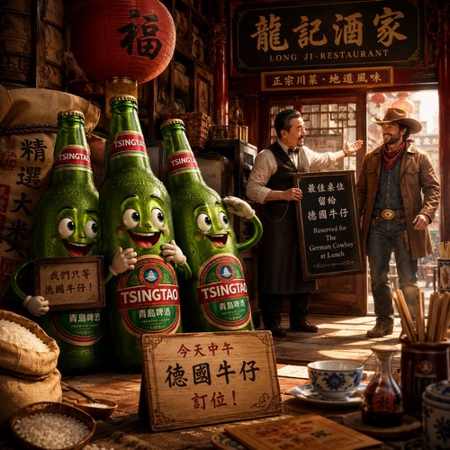 只等德國牛仔來