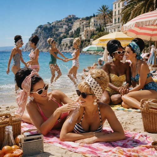 Girls on the Beaches of the World