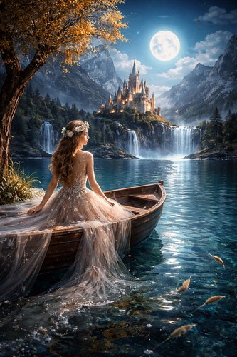 Gentle breeze over the lake
