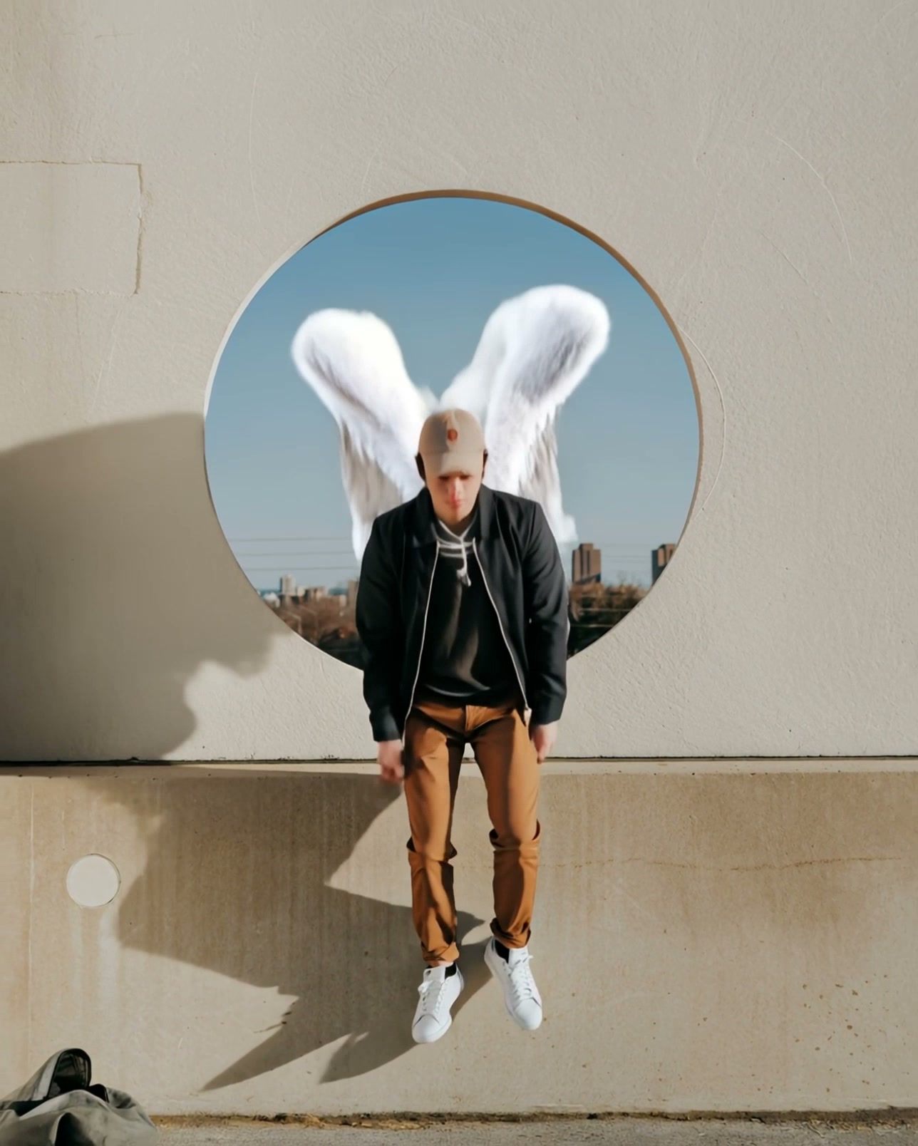 Angel Wing AI video effect — example frame