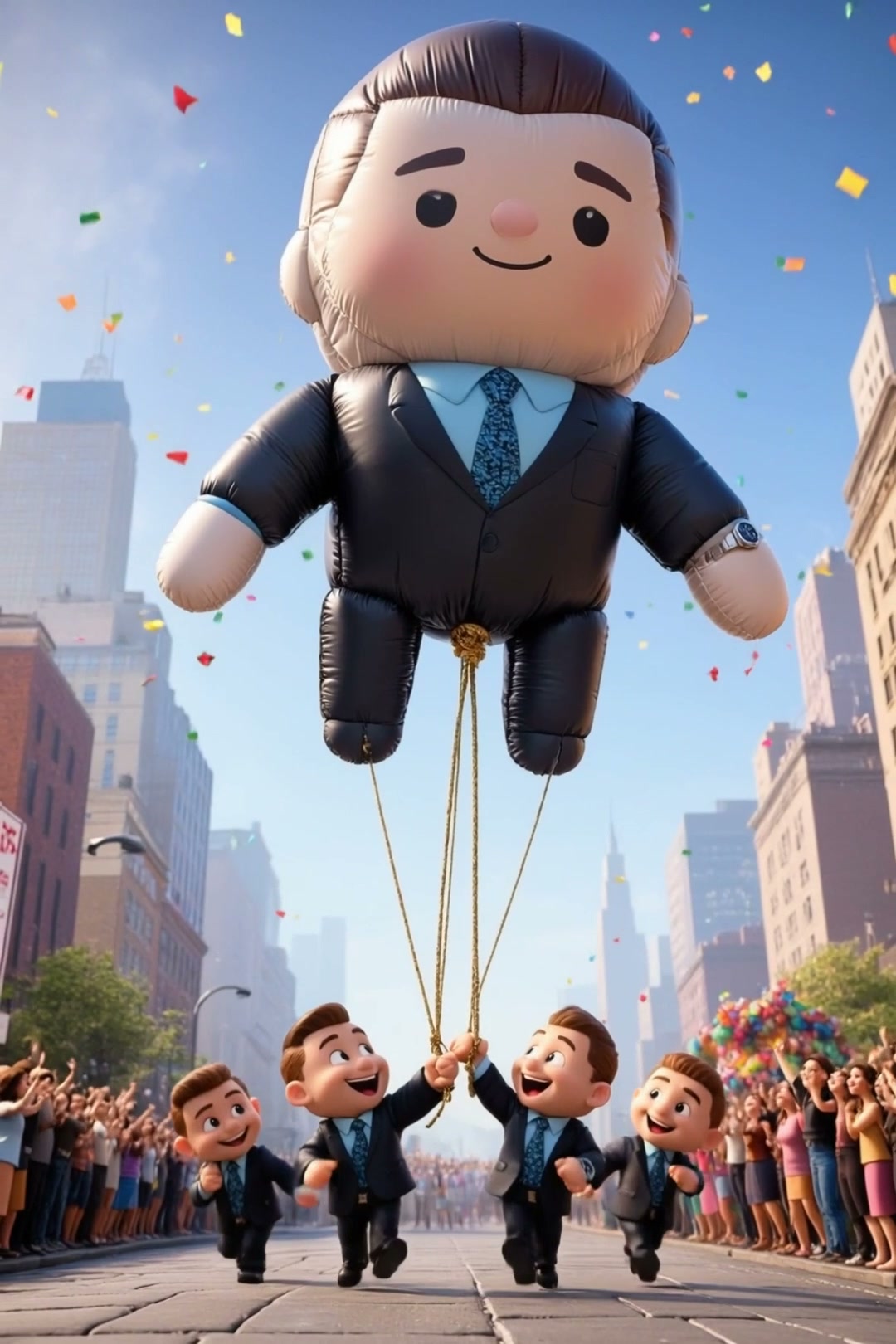 Balloon Parade AI video effect — example frame
