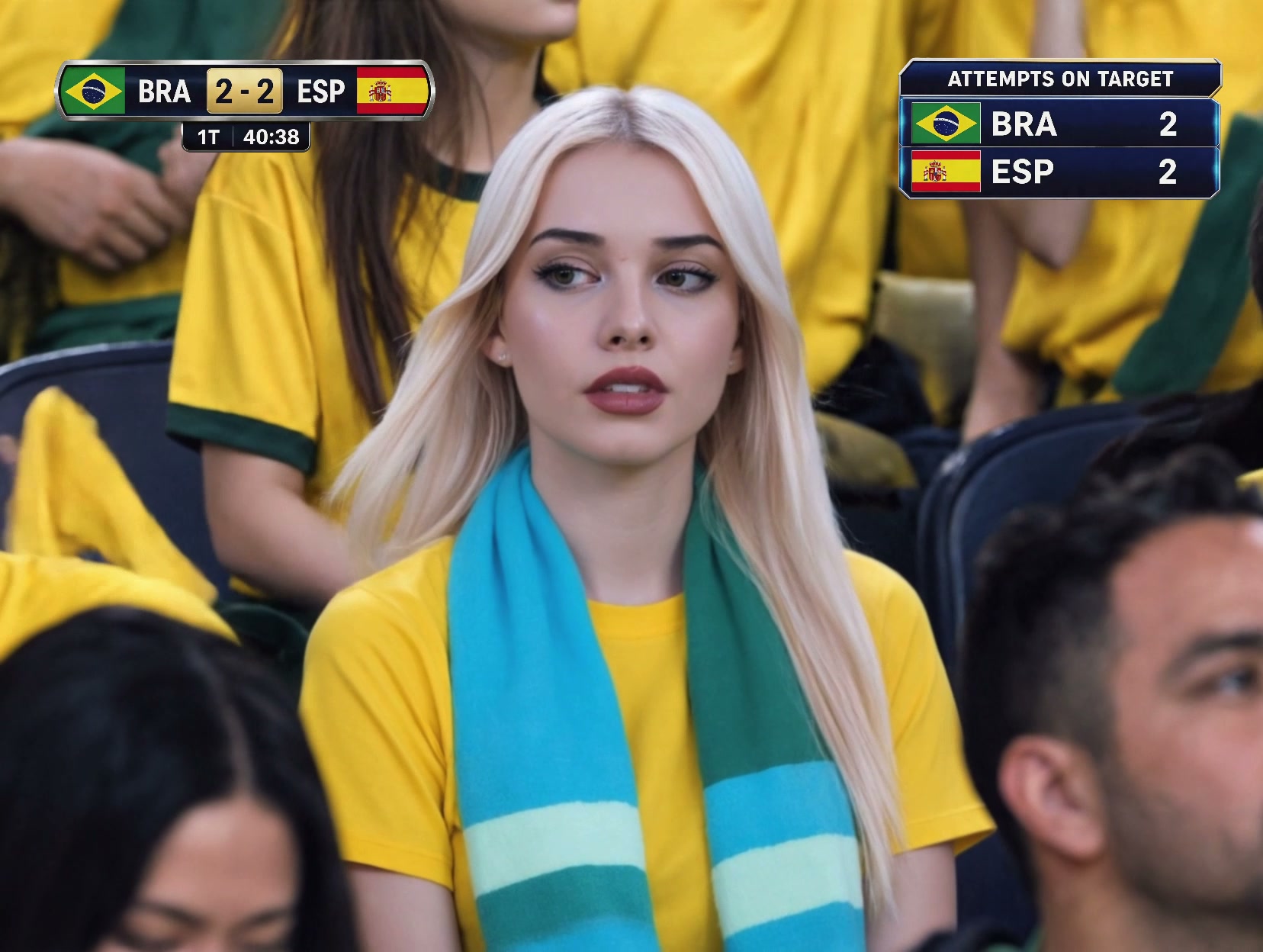 Football Live AI video effect — example frame