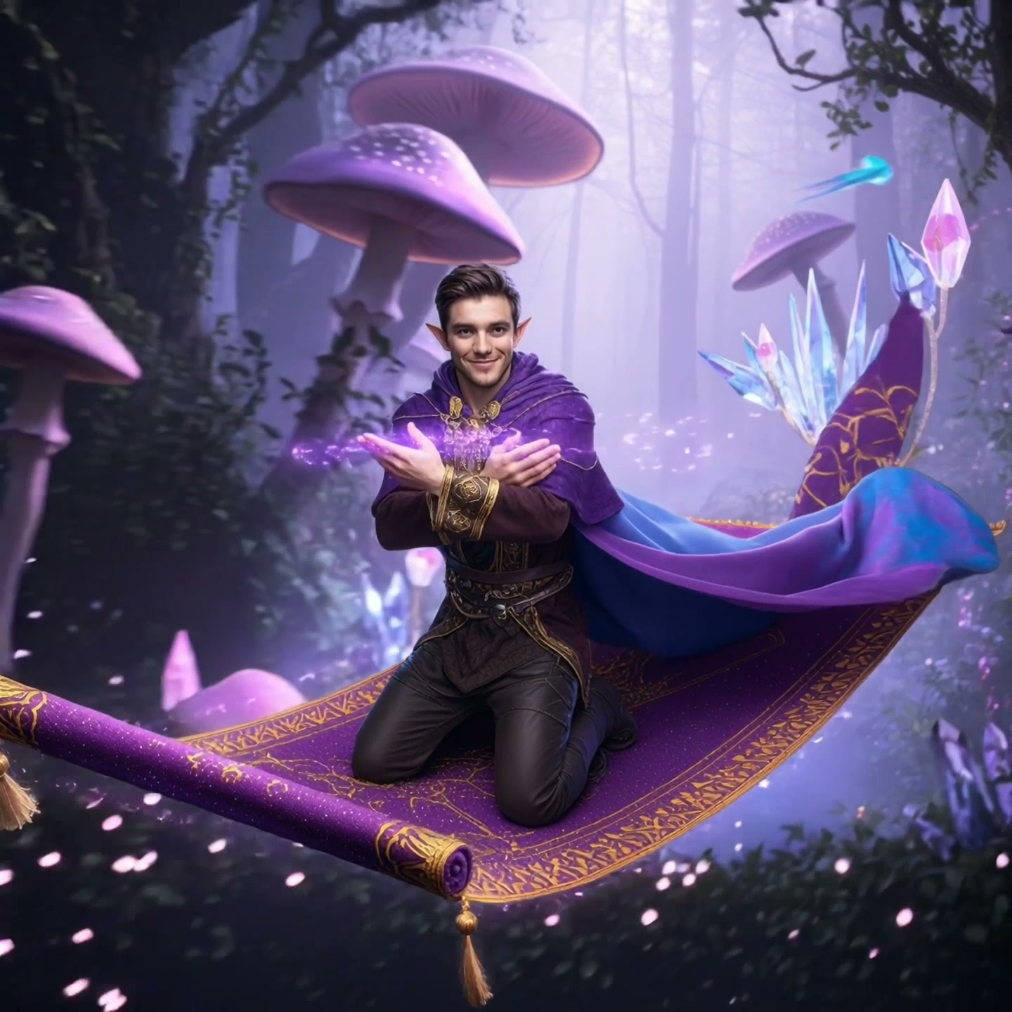 Magic Carpet Ride AI video effect — example frame