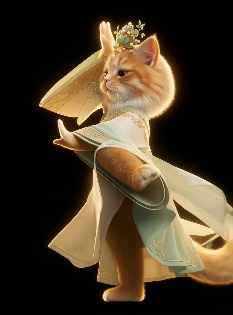 Martial Meow AI video effect — example frame