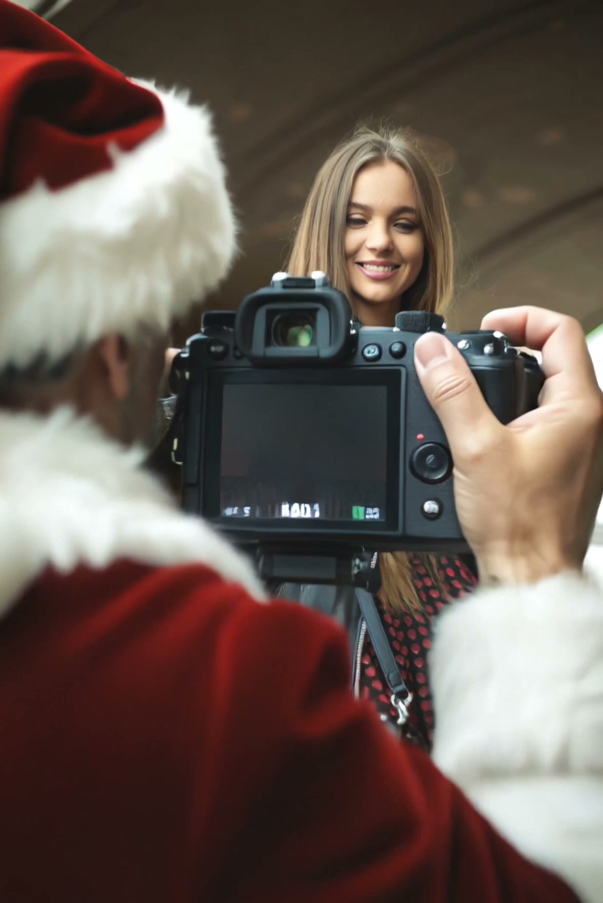 My Santa Pic AI video effect — example frame