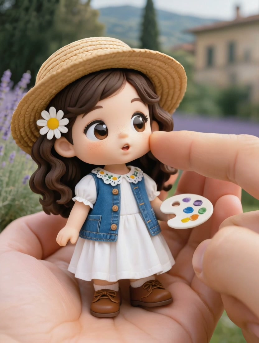 Palm Sized Figure Pro AI video effect — example frame