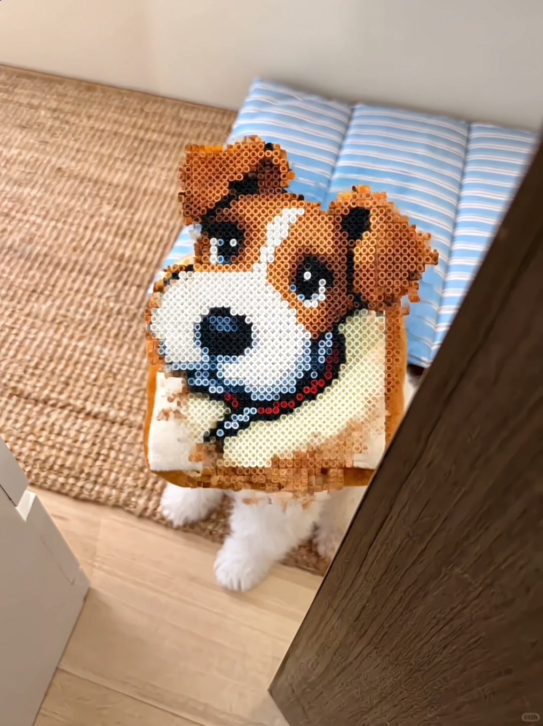 Perler Beads AI video effect — example frame