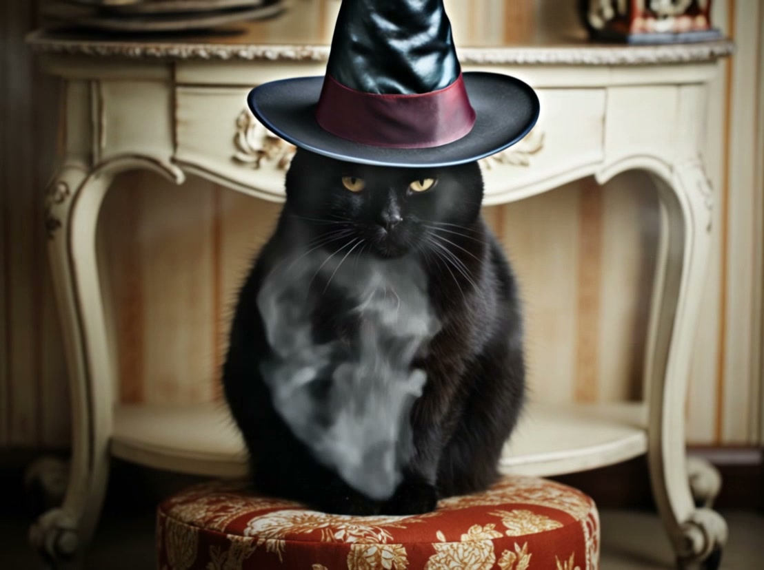 Pet Wizard AI video effect — example frame