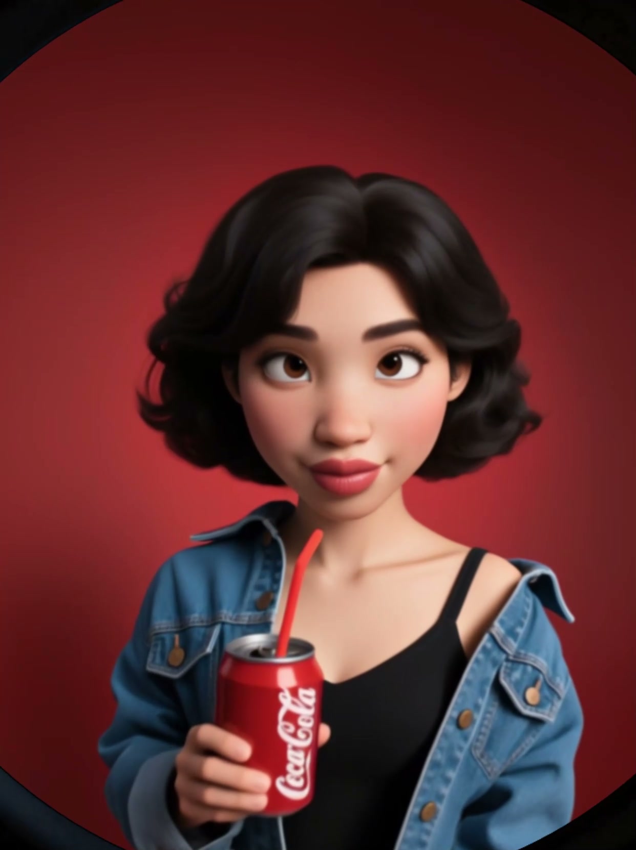 Pucker Up AI video effect — example frame