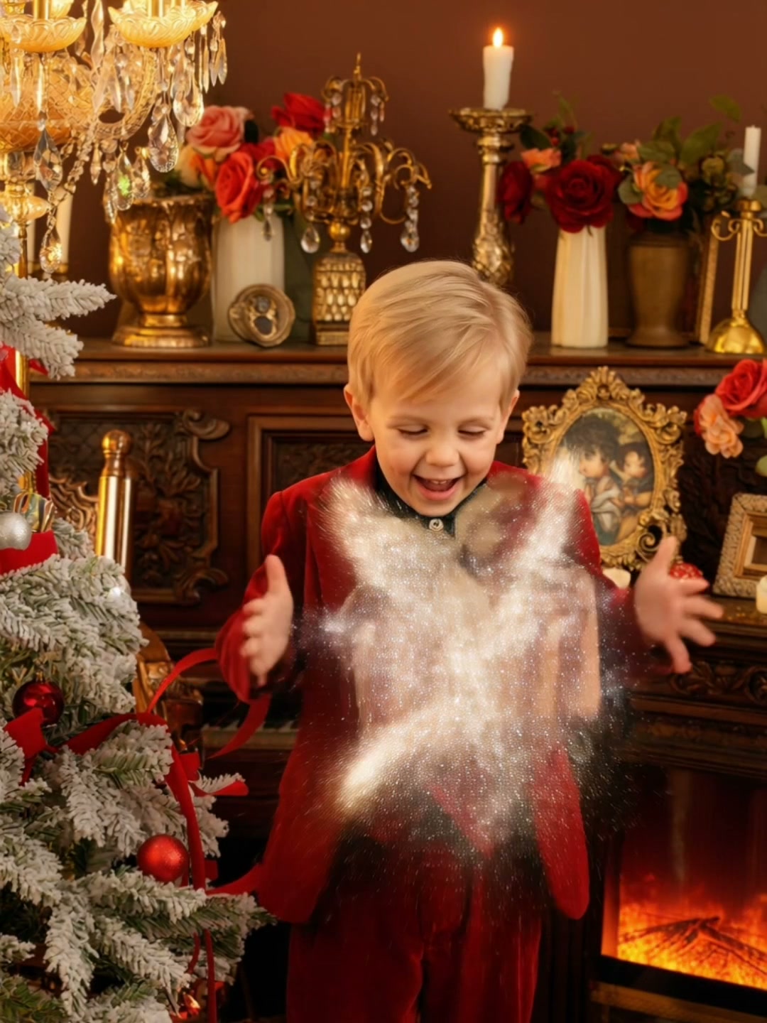 Santa Gift AI video effect — example frame