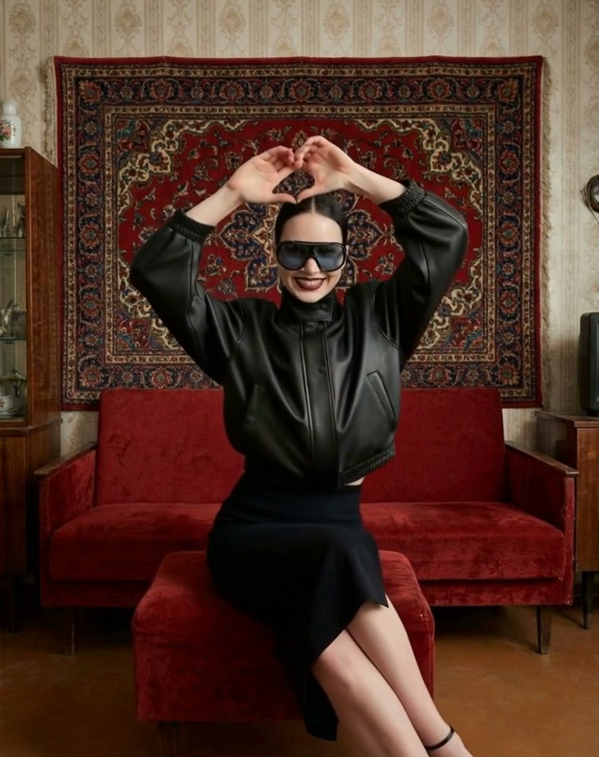 Send My Love! AI video effect — example frame