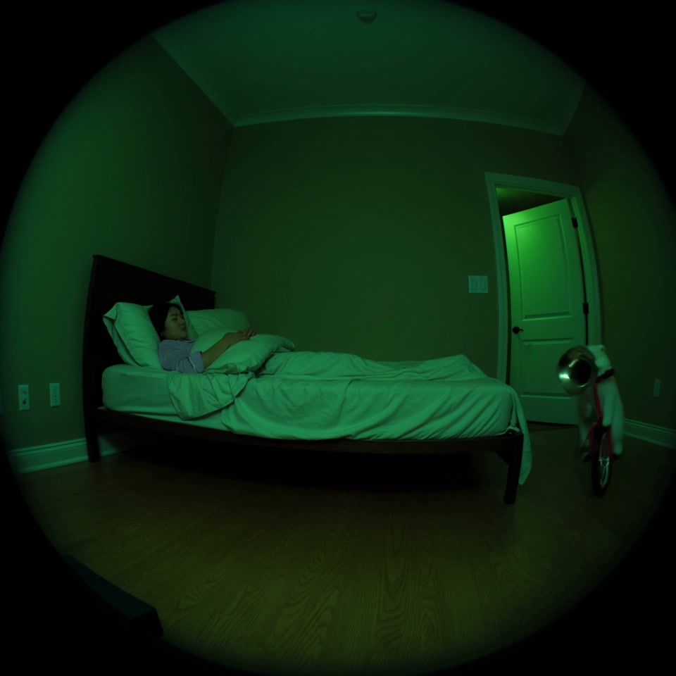 Shush! My Dreams AI video effect — example frame