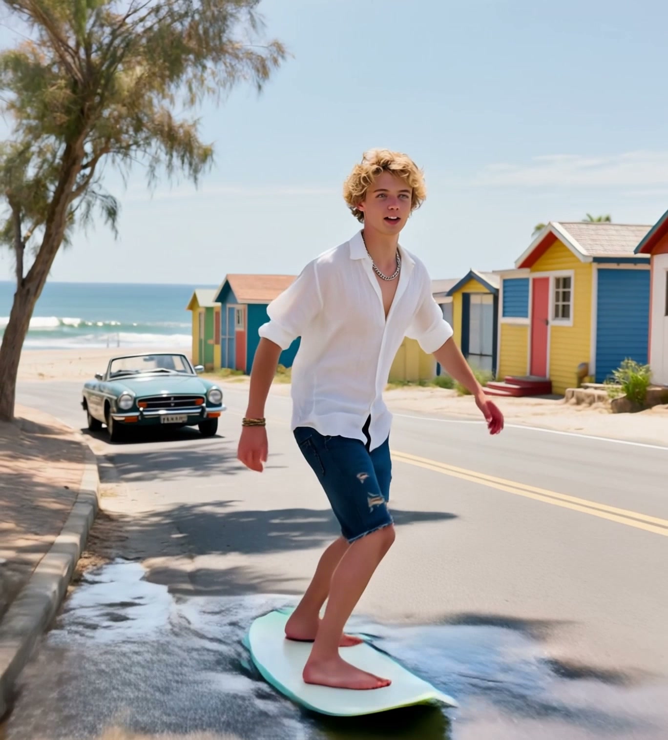Surf Surf AI video effect — example frame