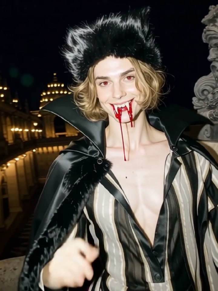 Vampire Royalty AI video effect — example frame