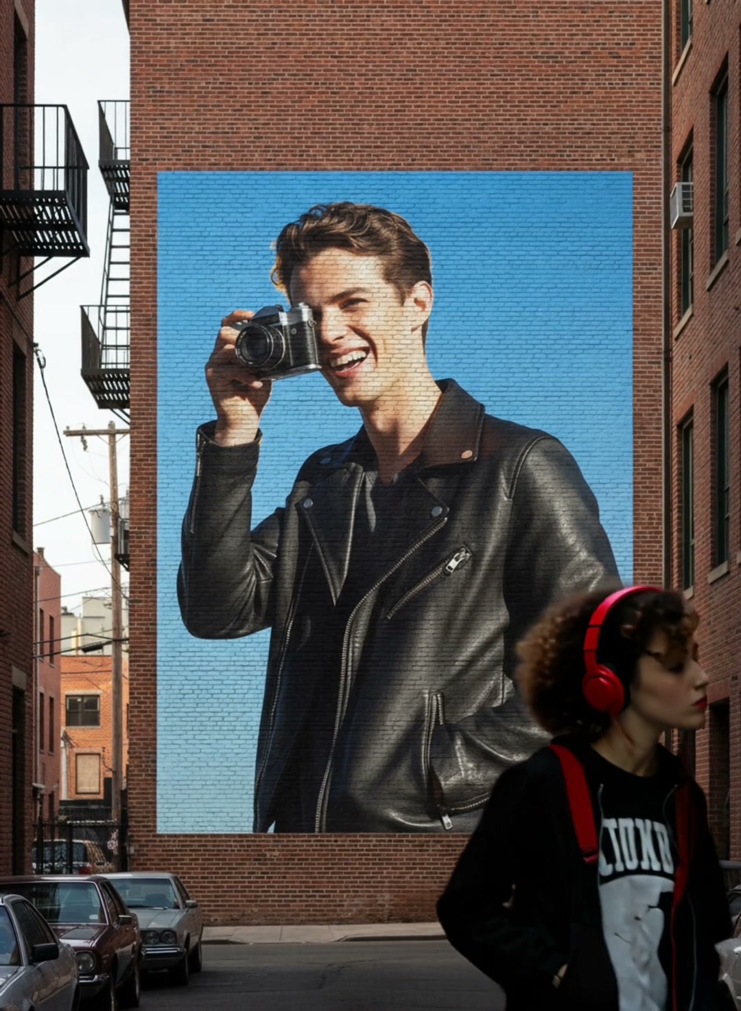 Graffiti AD AI video effect — example frame