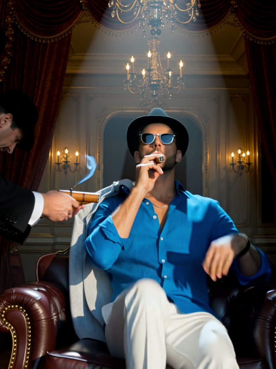 Why Don’t You Call Me Godfather AI video effect — example frame