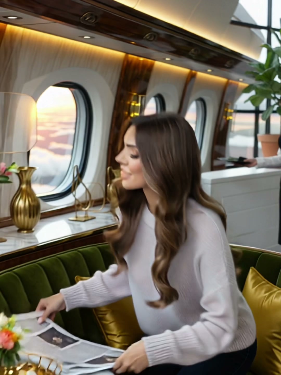 The Exclusive First Class AI video effect — example frame