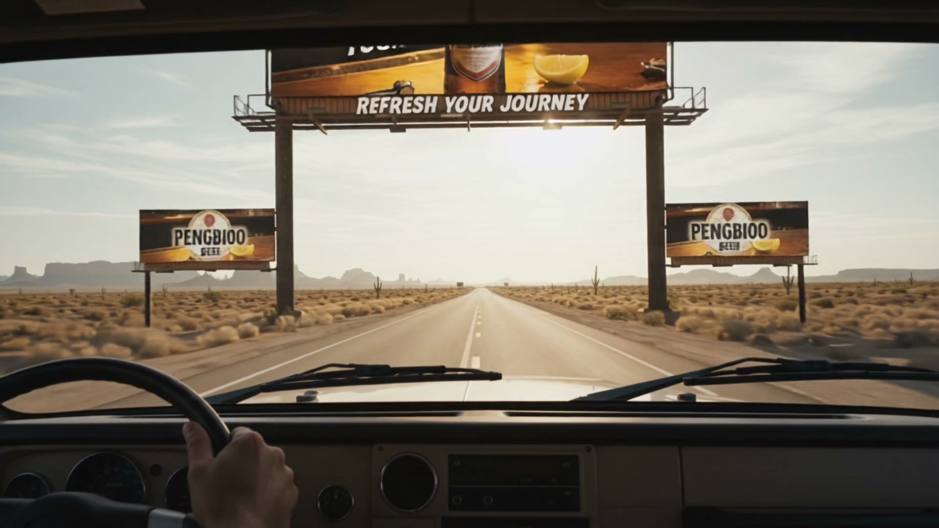 Billboard AD AI video effect — example frame
