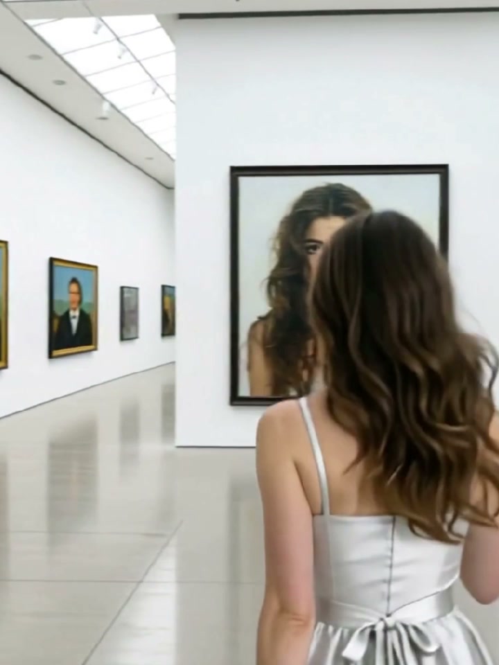 AI Museum Portrait AI video effect — example frame