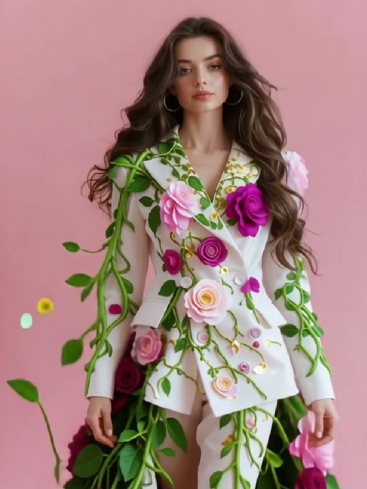 Flora Nymph Gown AI video effect — example frame