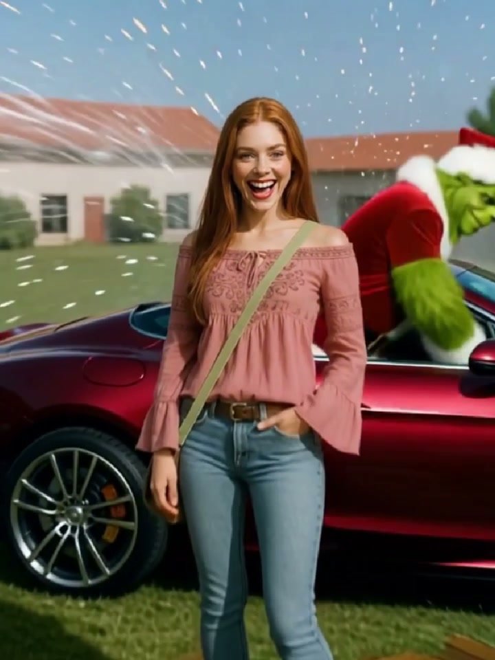 Grinch's Xmas Hijack AI video effect — example frame