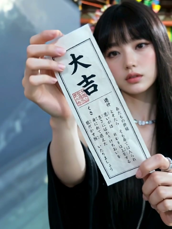 2026 Fortune Omikuji AI video effect — example frame