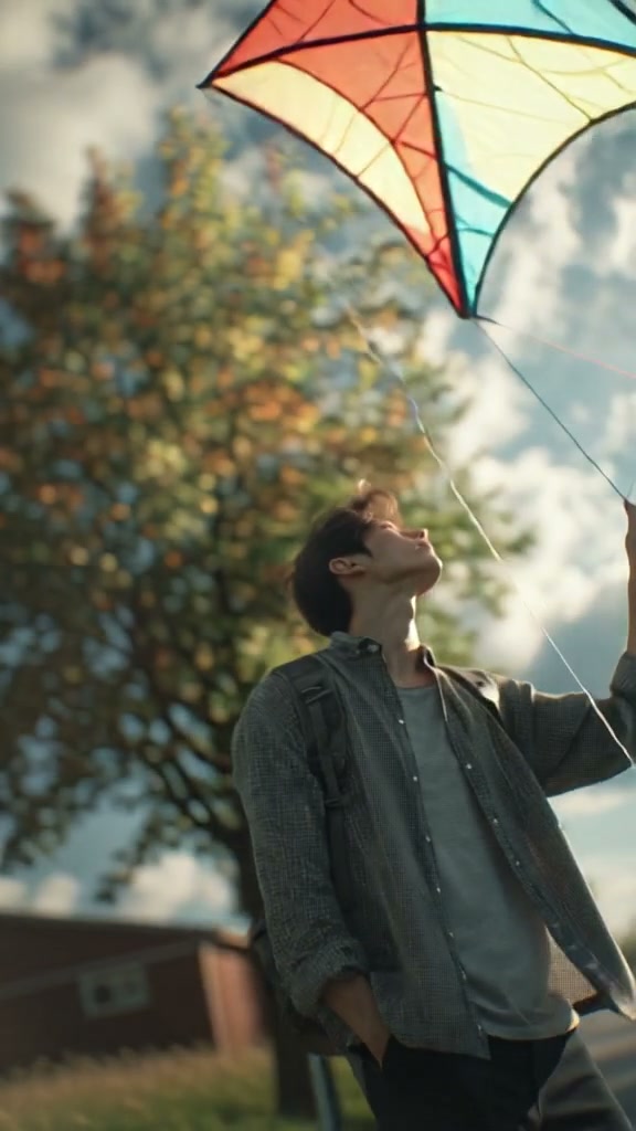 Fly a Kite with Me AI video effect — example frame