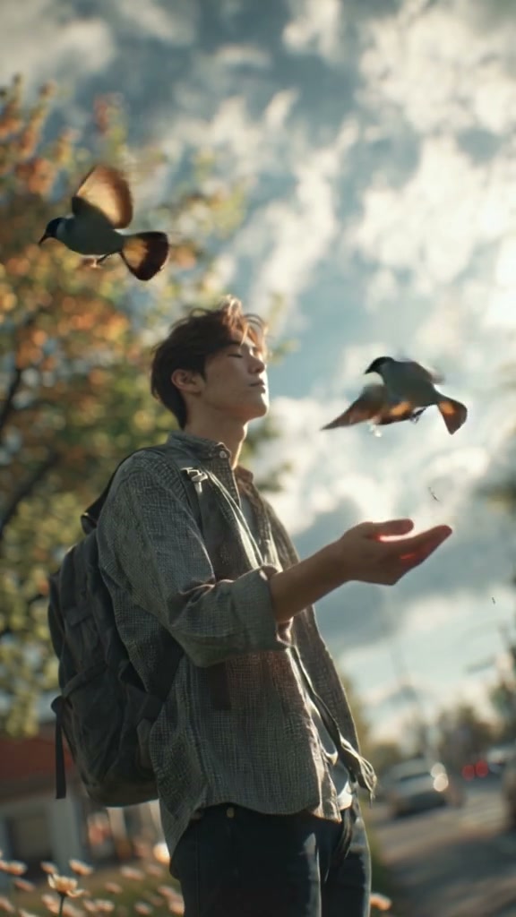 Love Birds AI video effect — example frame