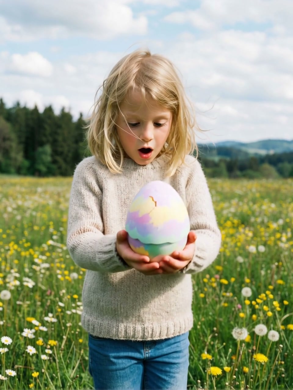 Easter Surprise AI video effect — example frame
